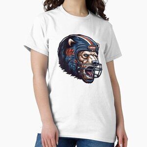 Chicago Football Helmet Classic T-Shirt